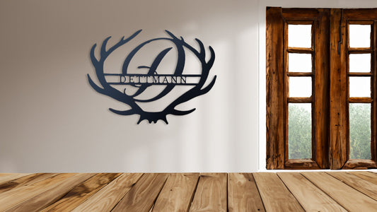 The story behind our Antler Rustic Family Name Metal Sign.