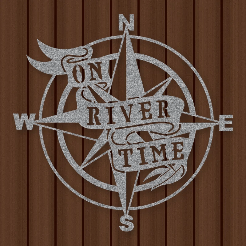 On River Time Raw Steel / Rust animated finish preview Shopify Ready.