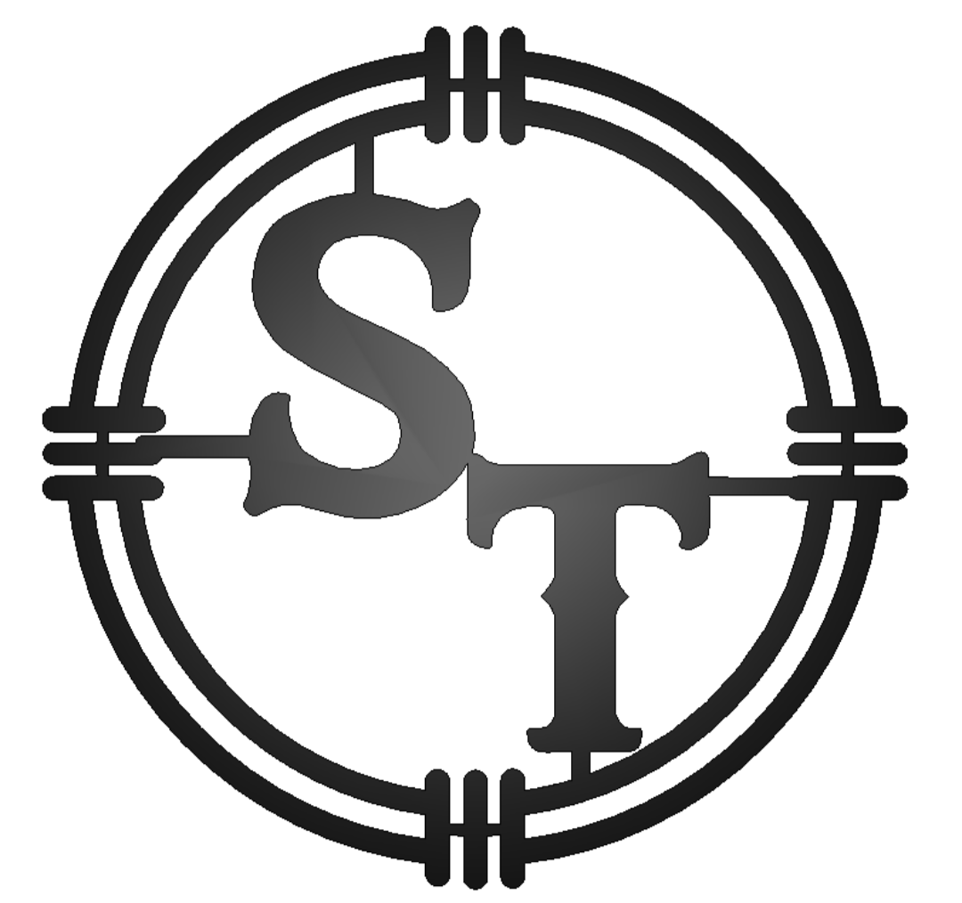 S T logo