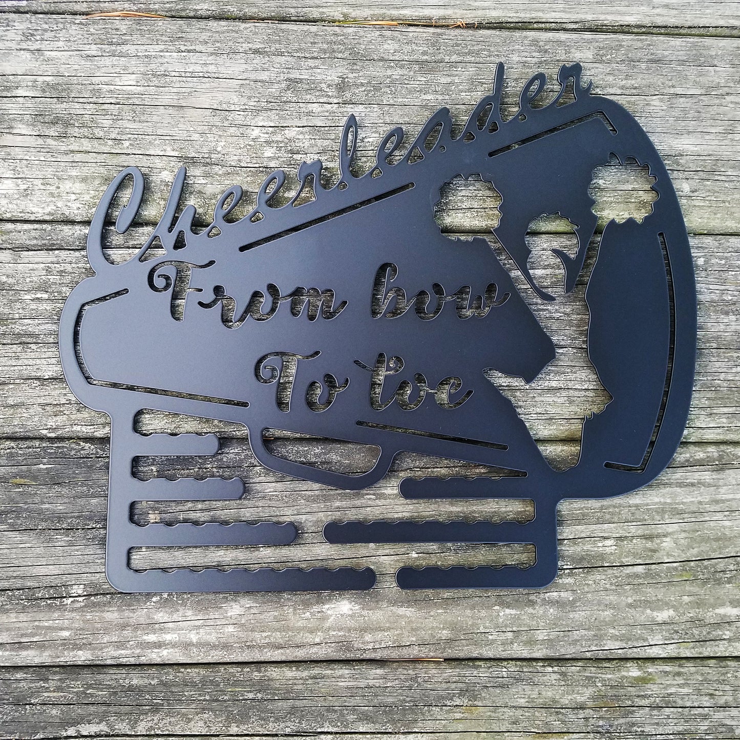 Megaphone Cheerleader Hair Tie Hanger
