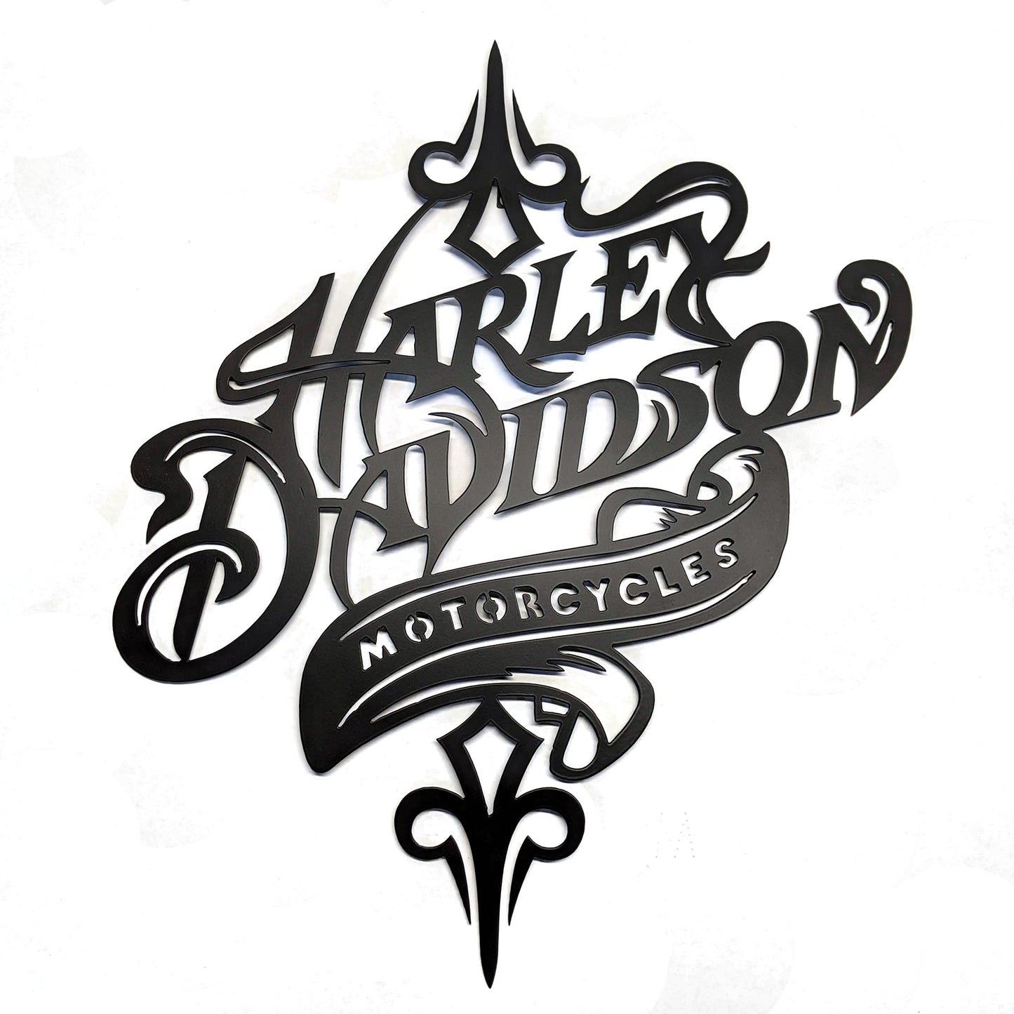 Harley Davidson Rustic Sign Black