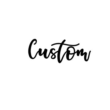 Custom Script Metal Sign - Custom
