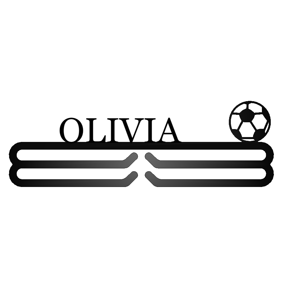 Personalized Soccer Medal Hanger