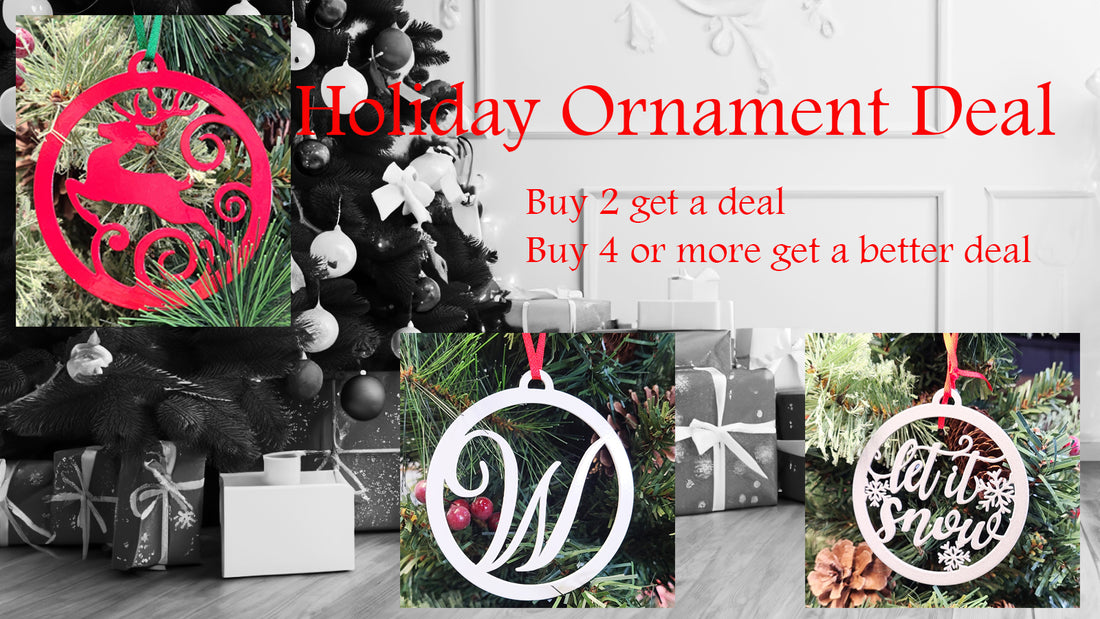Holiday savings on our Ornaments when you bundle!