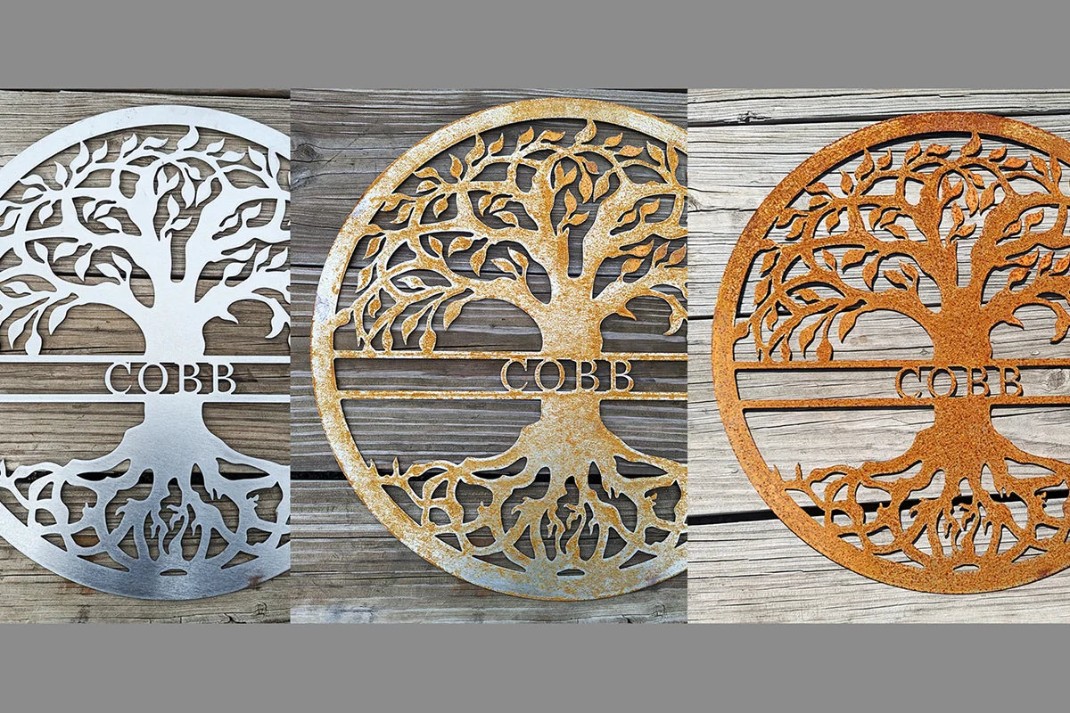 About our Raw Steel/Rust* options – Nightingale Metal Design