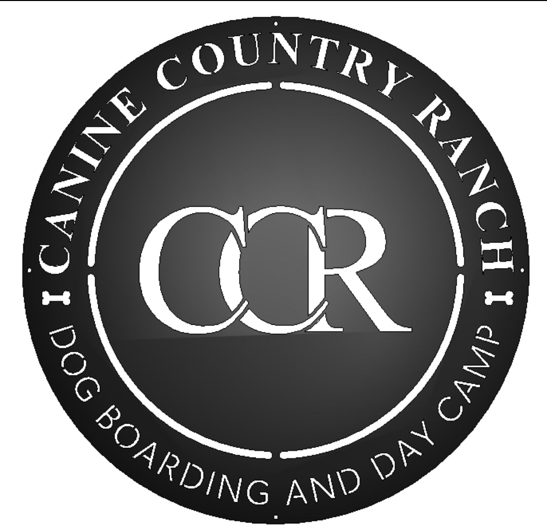 Canine Country Ranch Custom Round Metal Sign