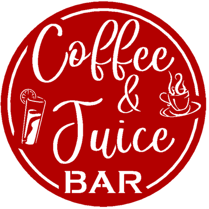 Coffee & Juice Bar Round Metal Wall Sign - Steel Wall Art for Homeowners or Business Owners