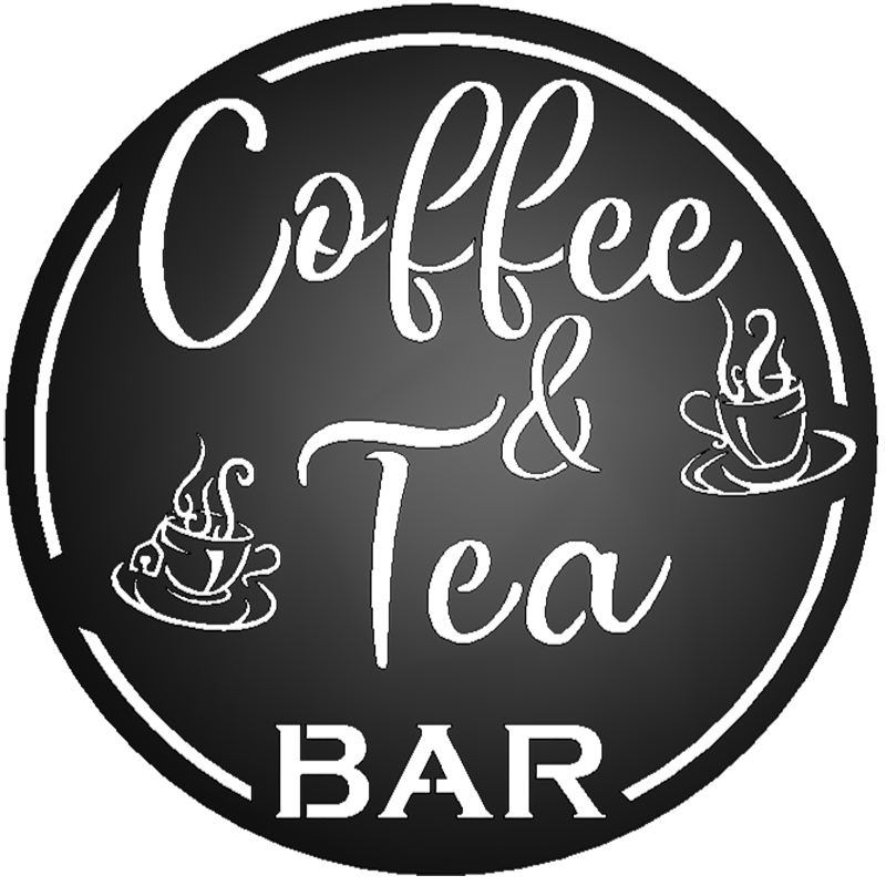 Coffee & Tea Bar Round Metal Wall Sign - Steel Wall Art for Homeowners or Business Owners