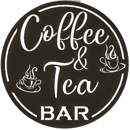 Coffee & Tea Bar Round Metal Wall Sign - Steel Wall Art for Homeowners or Business Owners
