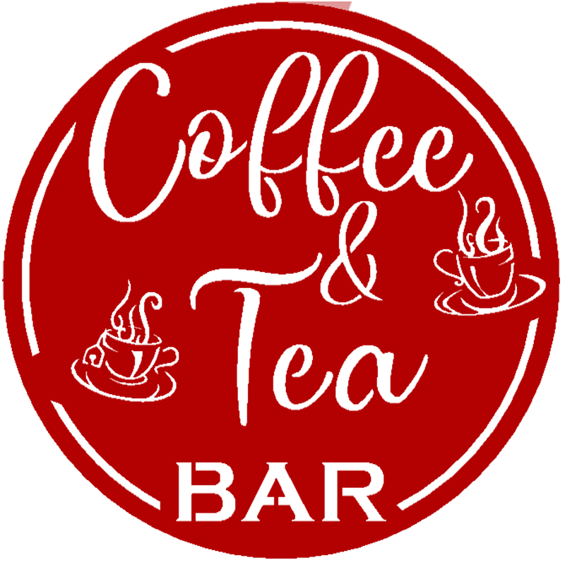 Coffee & Tea Bar Round Metal Wall Sign - Steel Wall Art for Homeowners or Business Owners