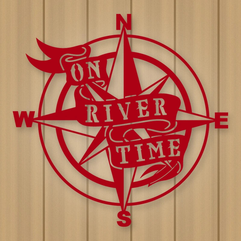 On River Time shown in Gloss Red powder coat finish.
