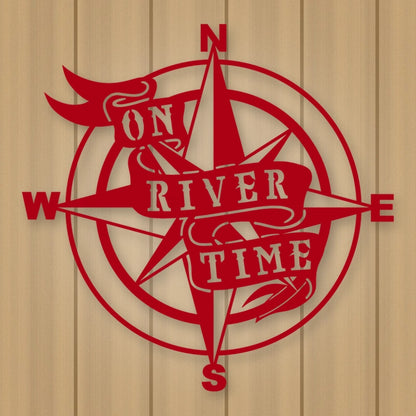 On River Time shown in Gloss Red powder coat finish.