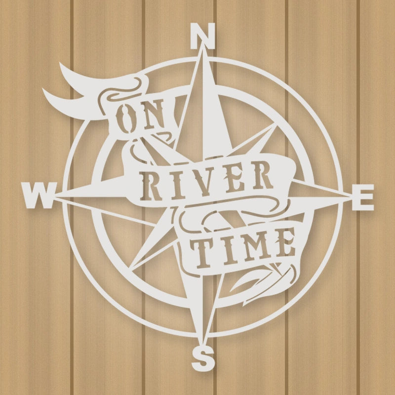 On River Time shown in Gloss White powder coat finish.