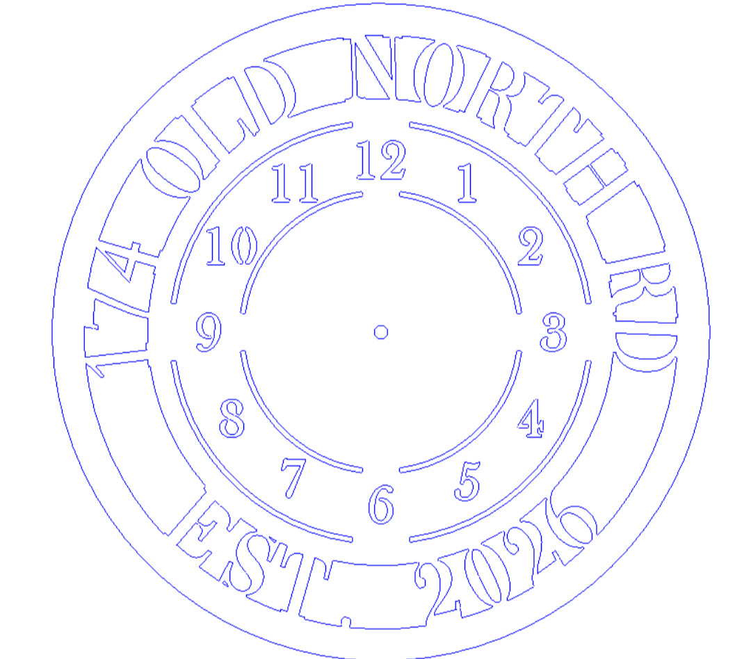 GLANVILLE clock/baby signs