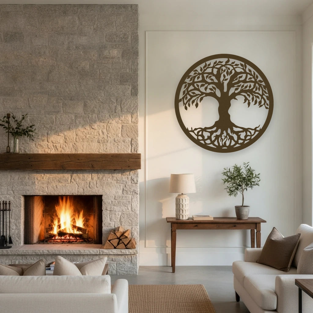 Tree Of Life Metal Sign – Beautiful Steel Wall Art