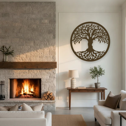 Tree Of Life Metal Sign – Beautiful Steel Wall Art