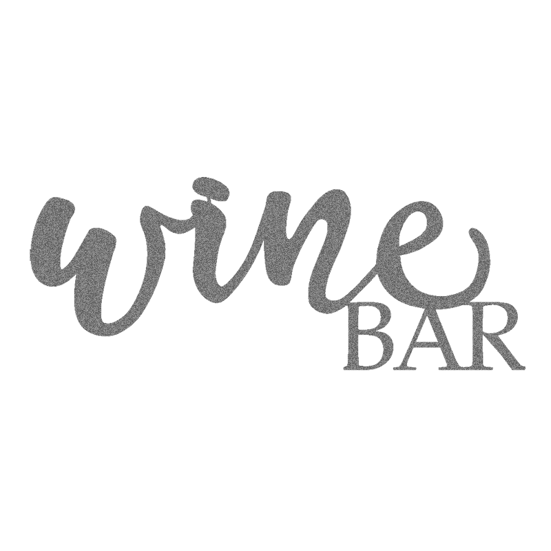 Wine Bar Script Metal Sign - Steel Wall Art