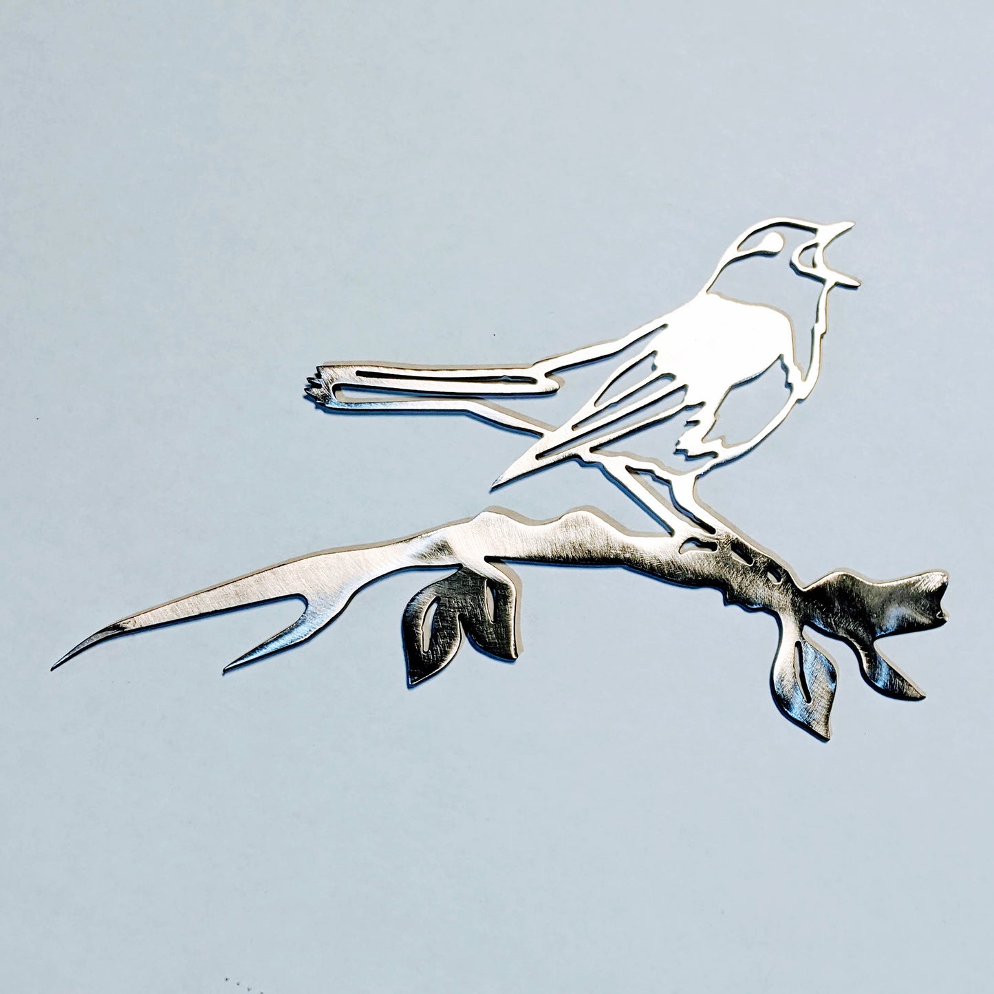 Nightingale Metal Bird Tree Sign