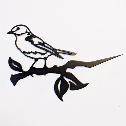 Bluebird Metal Bird Tree Sign