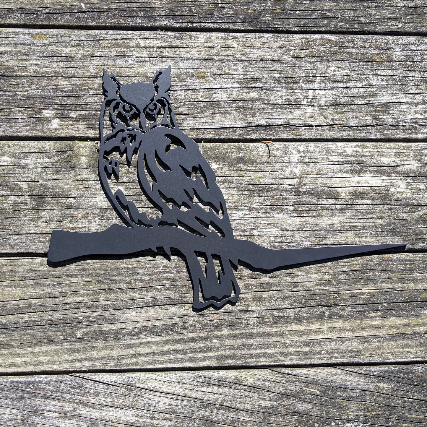 Owl Metal Tree Sign