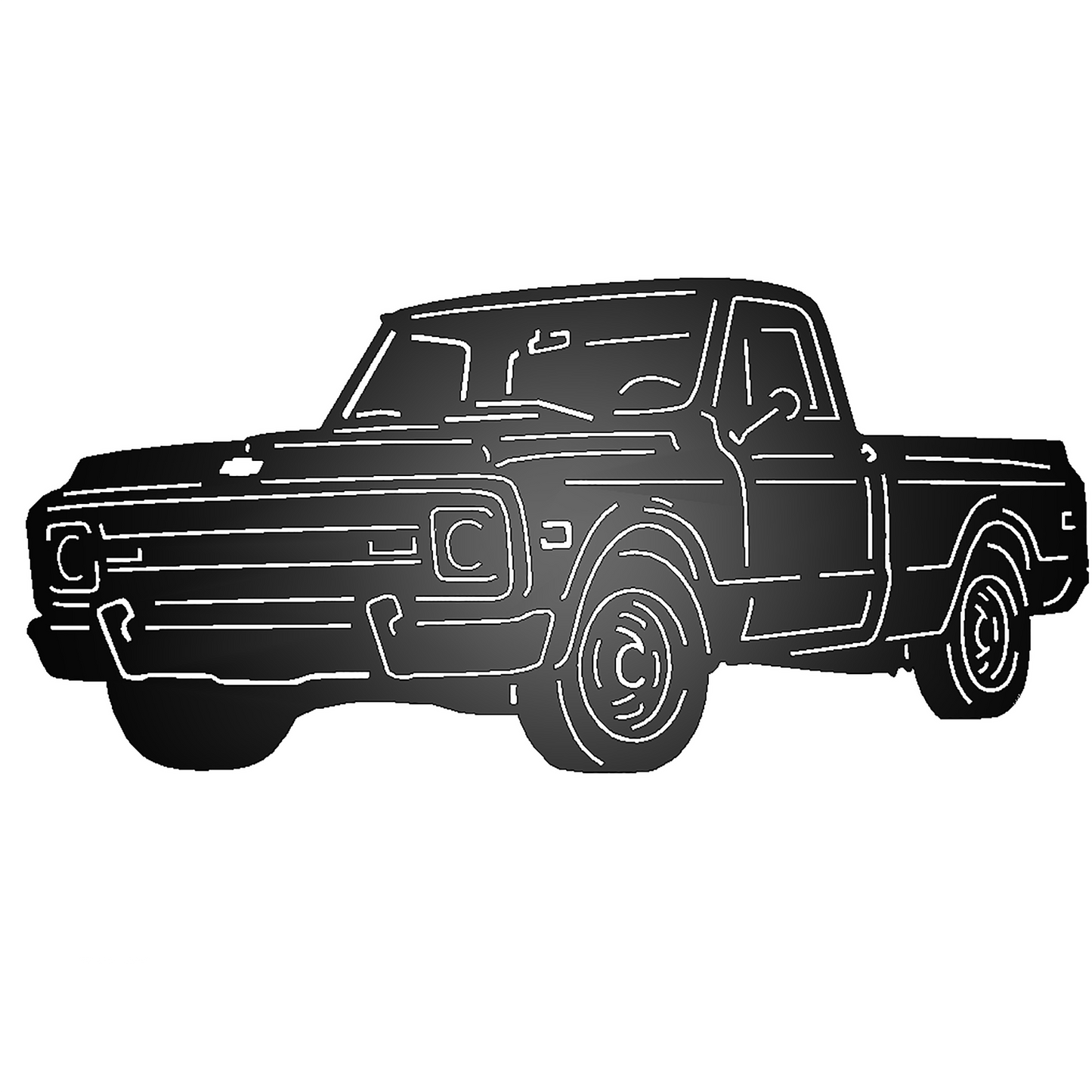 Truck Silhouette 1970 Chevy C10 Pickup