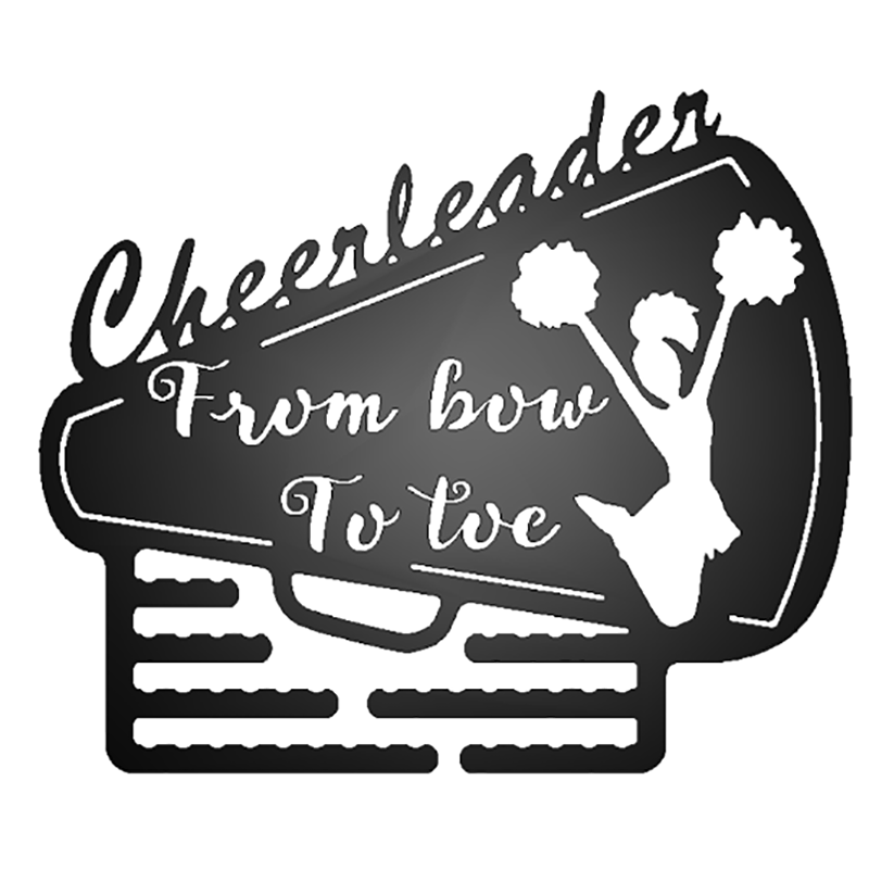 Megaphone Cheerleader Hair Tie Hanger