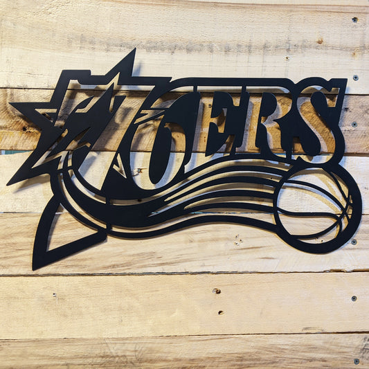 Sixers Logo 76ers Metal Sign