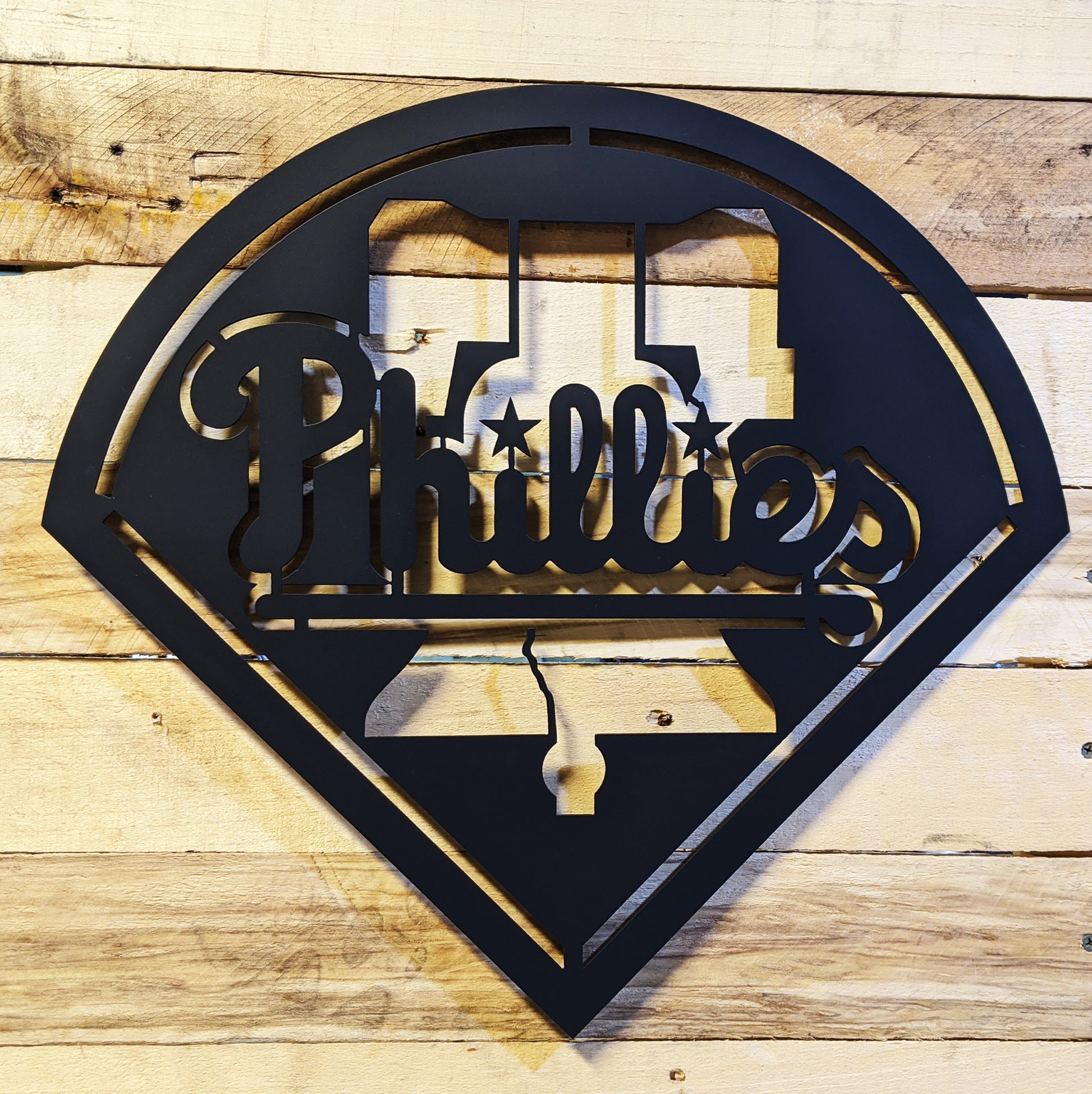Nightingale Metal Design - Phillies Logo Metal Sign