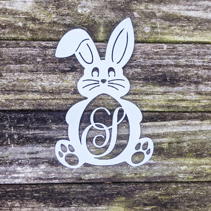 Bunny Monogram Sign