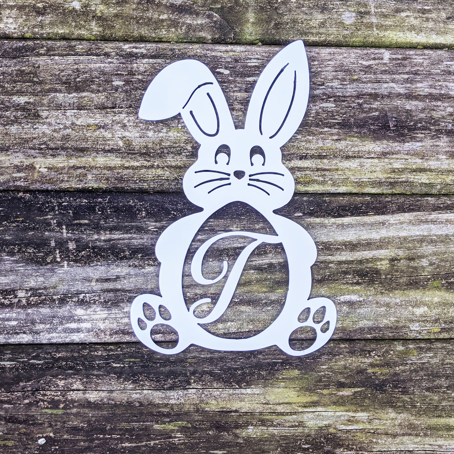 Bunny Monogram Sign