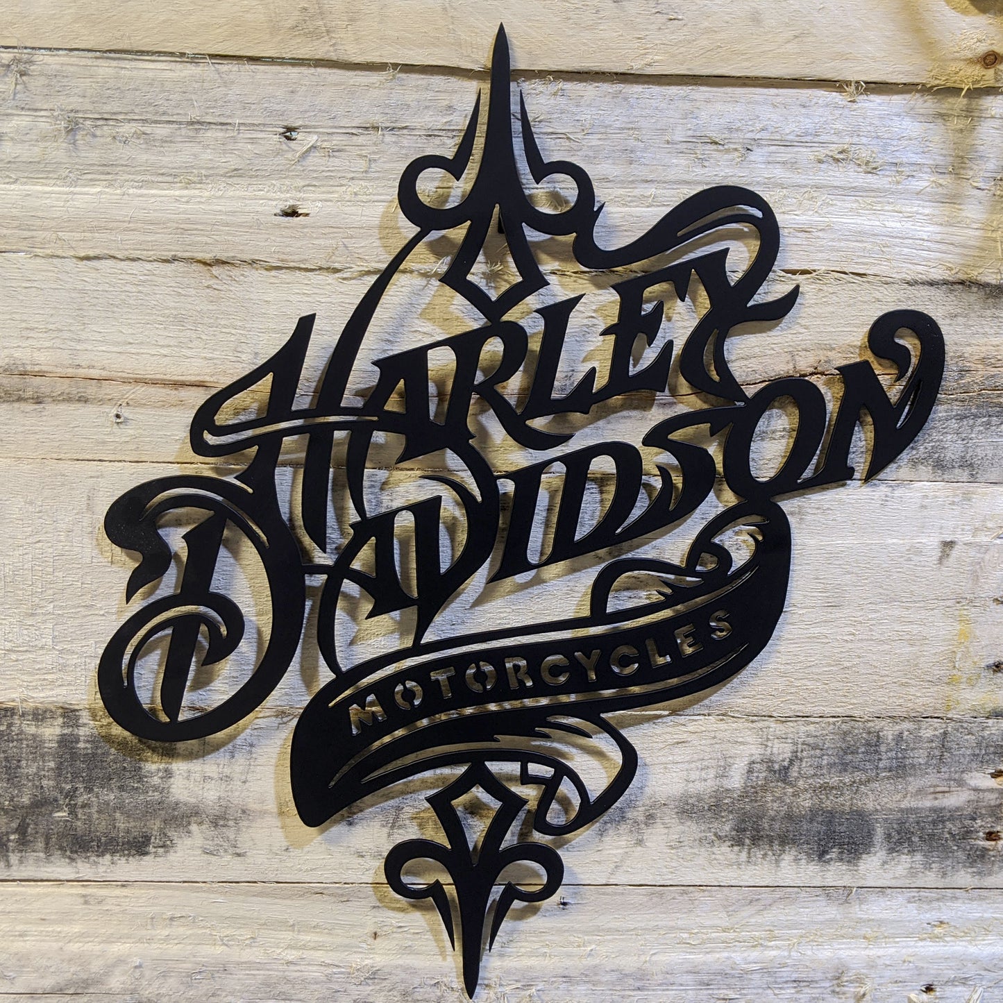 Harley Davidson Rustic Sign
