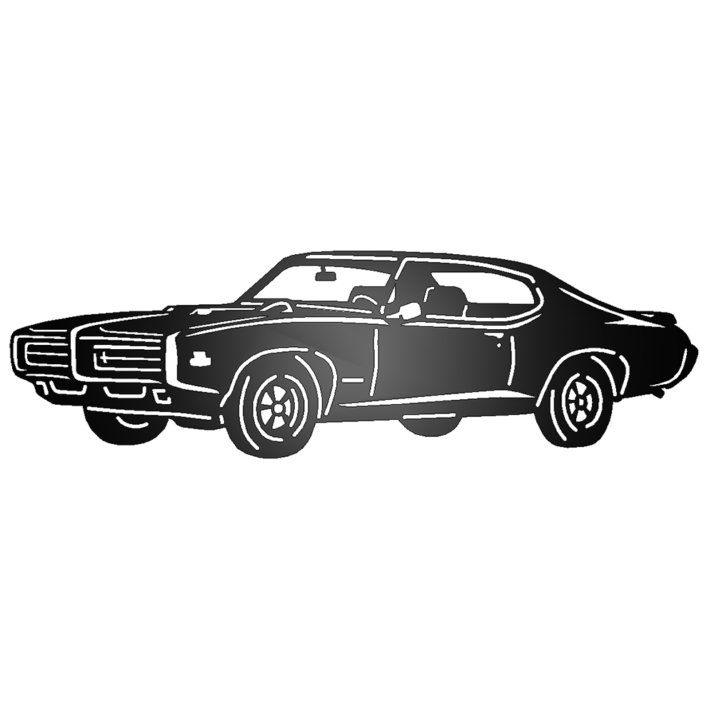 Pontiac GTO Judge 1969 Metal Wall Sign