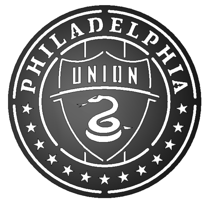 Philadelphia Union Soccer Metal Sign