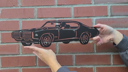 Pontiac GTO Judge 1969 Metal Wall Sign